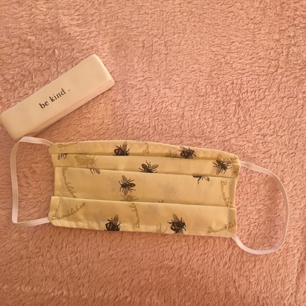 Yellow Bumble Bee Face mask